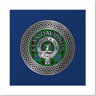 Clan Davidson Crest & Tartan Knot Posters and Art